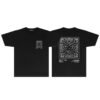 AMIRI BANDANA LOGO BLACK T-SHIRT