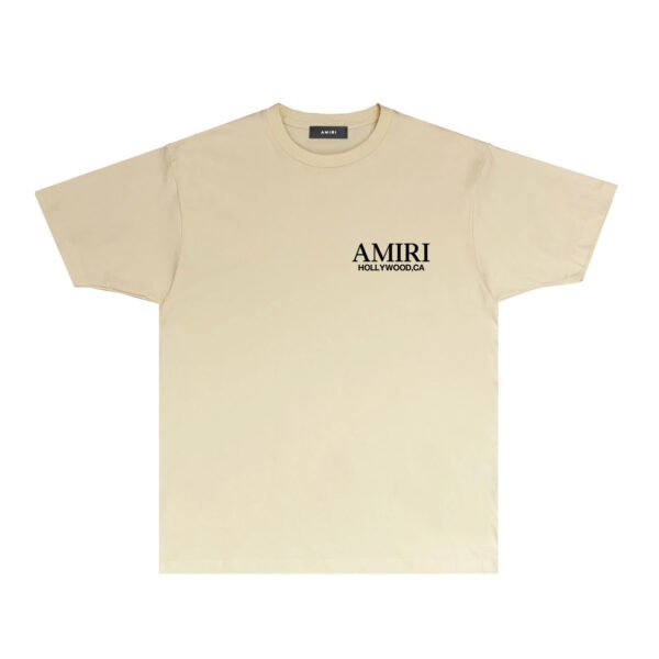 amiribonesstackedcream1 AMIRI ARTS BONES STACKED CREAM T-SHIRT