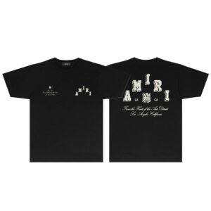 AMIRI MINI DISTRICT BLACK T-SHIRT