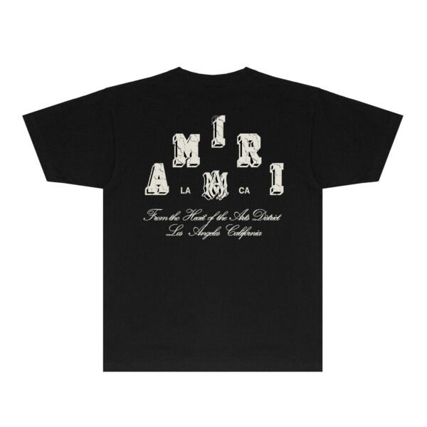 AMIRI MINI DISTRICT BLACK T-SHIRT