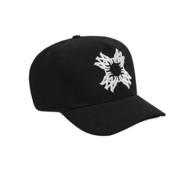 AMIRI MA QUAD CANVAS BLACK HAT