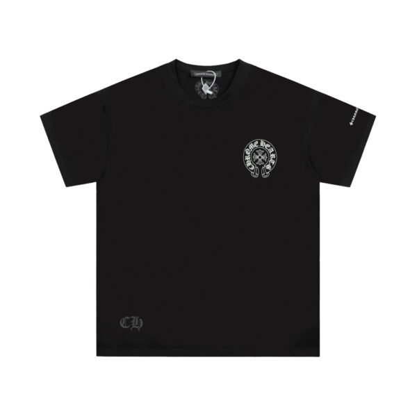 CHROME HEARTS HORSE SHOE LOGO BLACK T-SHIRT