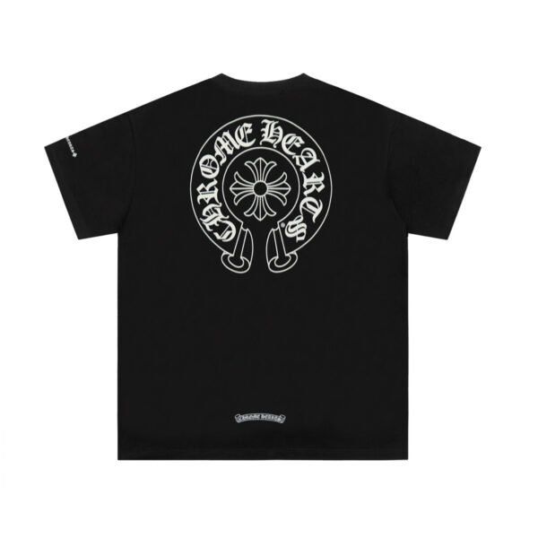 CHROME HEARTS HORSE SHOE LOGO BLACK T-SHIRT