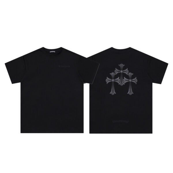 CHROME HEARTS TRIPLE CROSS BLACK T-SHIRT
