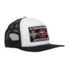 chlipswhiteblack1 CHROME HEARTS CHOMPER HOLLYWOOD TRUCKER HAT BLACK/WHITE
