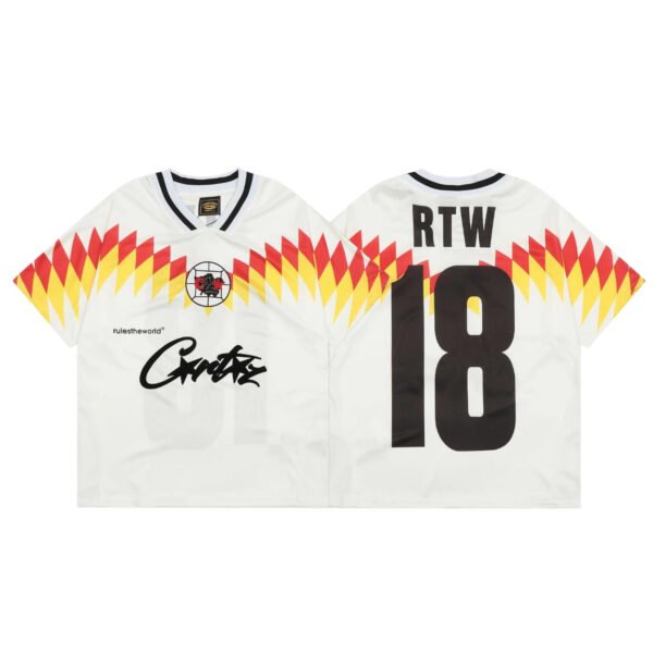 corteizalemaniajersey CORTEIZ AMERICA GERMANY WHITE JERSEY
