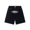 CORTEIZ BAGGY DENIM BLACK SHORTS