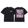 CORTEIZ RULES THE WORLD BLACK/PINK T-SHIRT