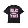 CORTEIZ RULES THE WORLD BLACK/PINK T-SHIRT