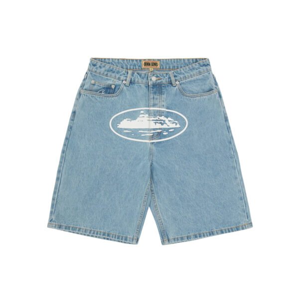 CORTEIZ BAGGY DENIM STONEWASH SHORTS