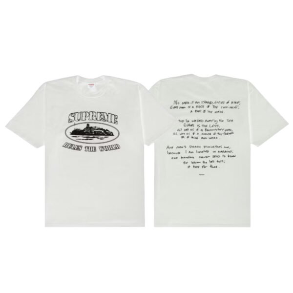 CORTEIZ SUPREME RULES THE WORLD WHITE T-SHIRT