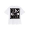 corteizwhiteblack2 CORTEIZ RULES THE WORLD WHITE/BLACK T-SHIRT