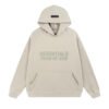 ESSENTIALS FEAR OF GOD LOGO SMOKY GRAY HOODIE