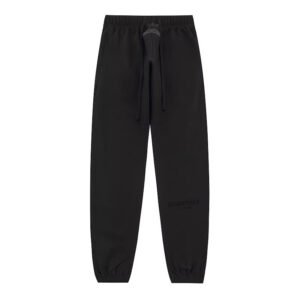 ESSENTIALS BASIC BLACK JOGGERS
