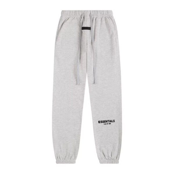 essjoggergray ESSENTIALS BASIC LIGHT GRAY JOGGERS
