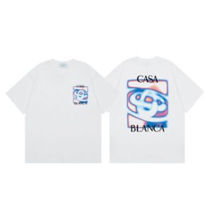 CASABLANCA HEATWAVE WHITE T-SHIRT