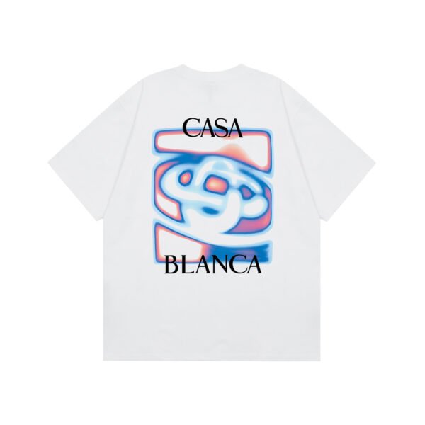 CASABLANCA HEATWAVE WHITE T-SHIRT