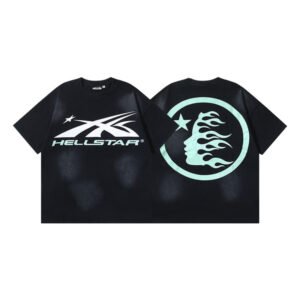 HELLSTAR BASIC BLACK/GREEN T-SHIRT
