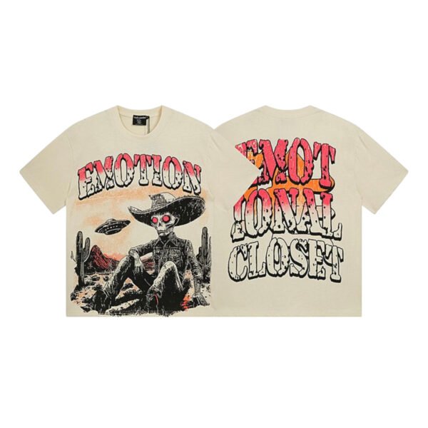 MIXED EMOTIONS DESERT COWBOY CREAM T-SHIRT