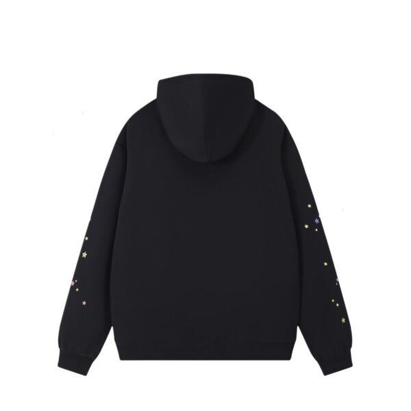 SP5DER PINK SLIME BLACK HOODIE