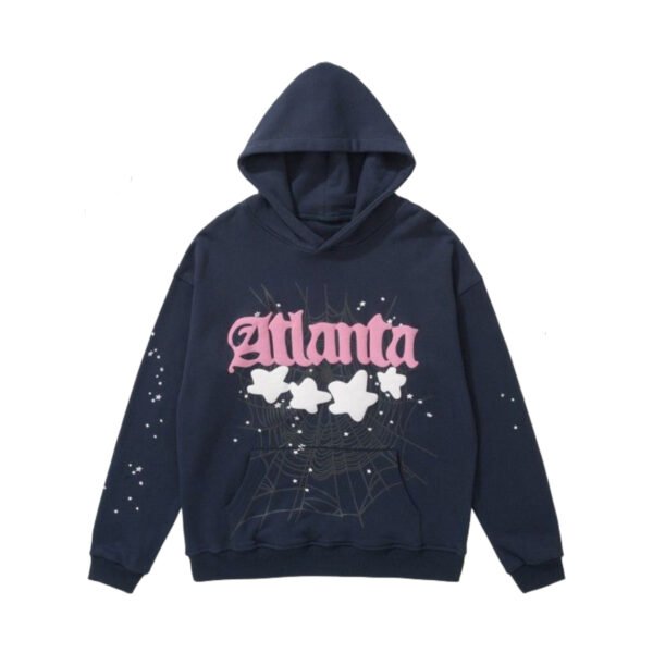 SP5DER ATLANTA NAVY HOODIE